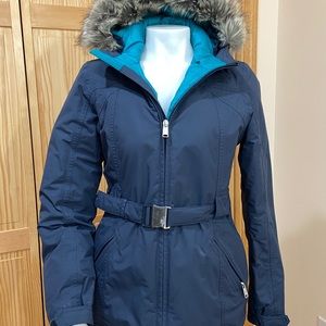 The north face Women a small petite down coat Hoodie